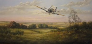 Spitfire Over the Wolds